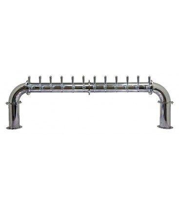 Lions Gate tower 12 faucet polished SS (faucets and handles sold separately)