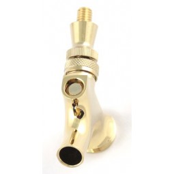 Beer faucet brass with gold PVD finish brass lever