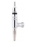 Stout beer, wine, cider, coffee, or kombucha faucet, polished 304SS