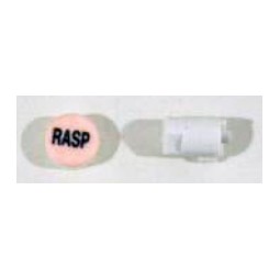 Button cap RASP black lettering pink cap