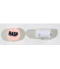 Button cap RASP black lettering pink cap