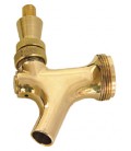 Polished brass American faucet with brass lever