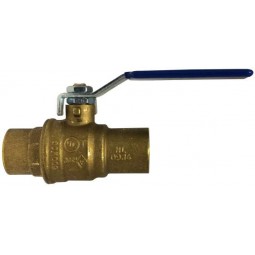 1-1/4" CXC full port ball valve