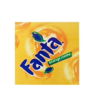 FS valve label, Fanta Orange Creme 2x2