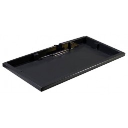 Drip tray, 23" 1 piece with offset drain