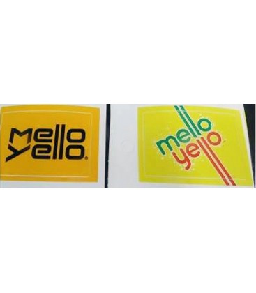 LEV label, Mello Yellow, front & back