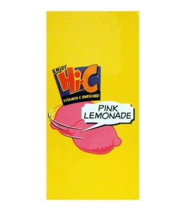 FS valve label, Hi C Pink Lemonade 2x4