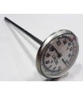 Lancer carbonation tester, thermometer assembly