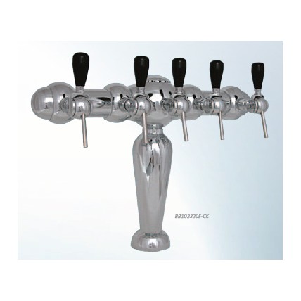 Monaco tower 4 faucet chrome glycol cooled (faucets and handles sold separately)