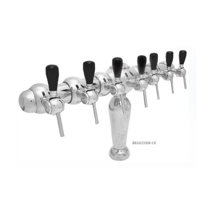 Monaco tower 6 faucet chrome glycol cooled (faucets and handles sold separately)