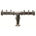 Condor tower 4 faucet polished SS glycol cooled (faucets and handles sold separately)