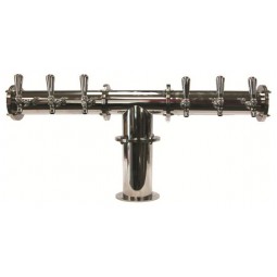 Condor tower 6 faucet polished SS glycol cooled (faucets and handles sold separately)