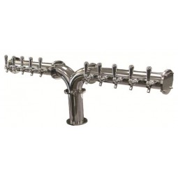Albatross tower 4 faucet polished SS glycol cooled (faucets and handles sold separately)