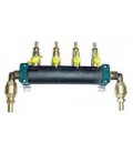 Glycol manifold assy SS 2 pump supply 4 way