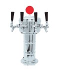 Mushroom mini tower polished SS finish 4 faucets glycol cooled (faucets and handles sold separately)