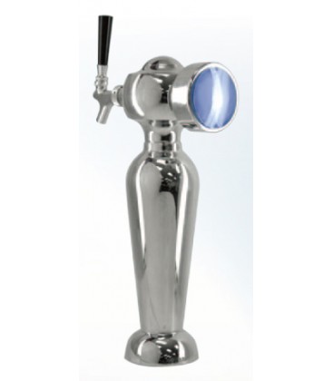 Idea tower 1 faucet chrome glycol cooled LED medallion (faucet and handle sold separately)