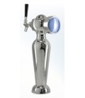 Idea tower 1 faucet chrome air cooled, LED medallion