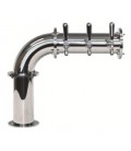 Linx L7 tower 4 faucet polished SS (faucets and handles sold separately)