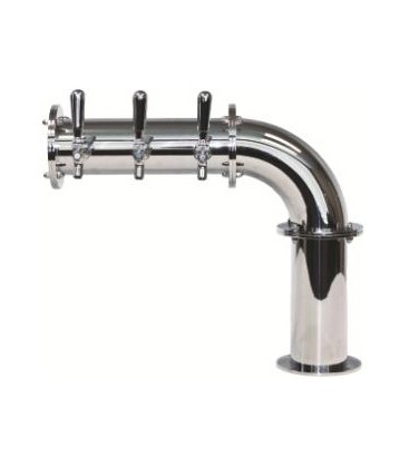 Linx R7 tower 4 faucet polished SS (faucets and handles sold separately)