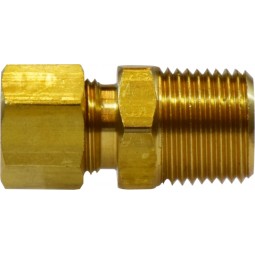 Brass adapter 1/4 compression x 3/8 MPT