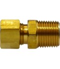 Brass adapter 1/4 compression x 1/2 MPT