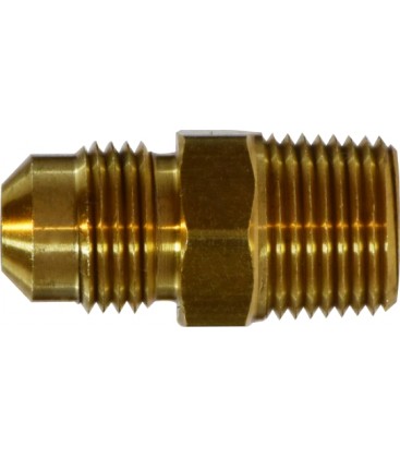 Brass adapter 1/4 MFL x 1/4 MPT