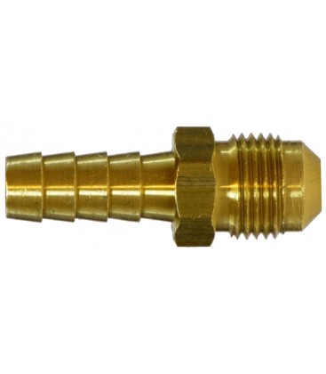 Brass adapter 1/4 barb x 3/8 MFL
