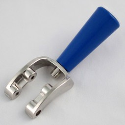 Keg coupler handle assembly, blue