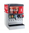 Ice-Bev Dispenser 22" 6 LEV self serve lever valves front soda lever cube ice Coke graphics