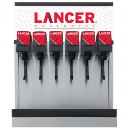 CED 1500E dispenser, ambient carbonated, 6 LEV SS valves, generic decals