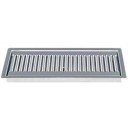 Flush mount drip tray 15" x 5" brushed stainless finish drain