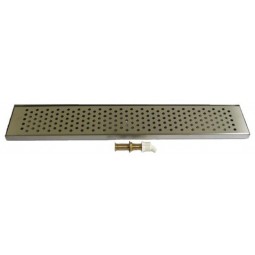 Surface mount drip tray 48" X 7"