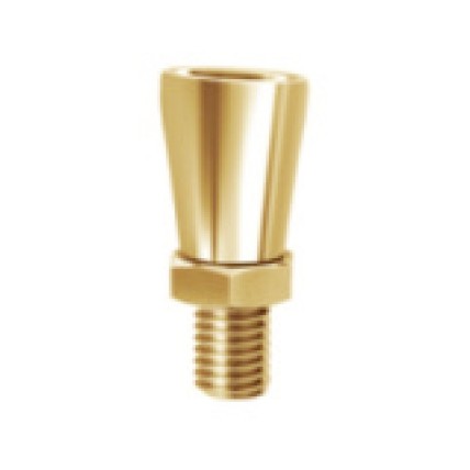 Faucet handle angler/tilter polished brass for vertical position handles
