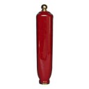 Ceramic tap handle rectangular red