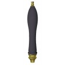 Black large pub handle with gold fittings