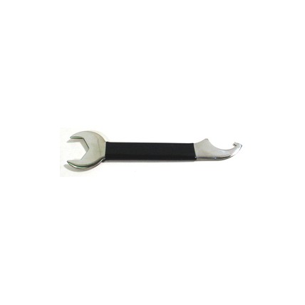 Spanner wrench with black grip