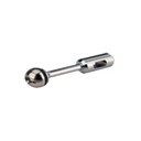 Faucet shaft assembly, chrome plated brass