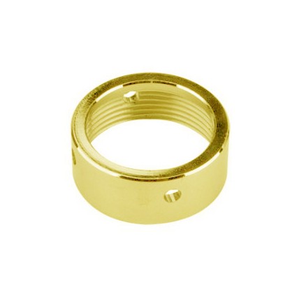 Faucet coupling nut, polished brass