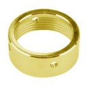 Faucet coupling nut, polished brass