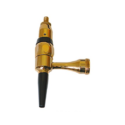 Stout faucet gold plated free-flow