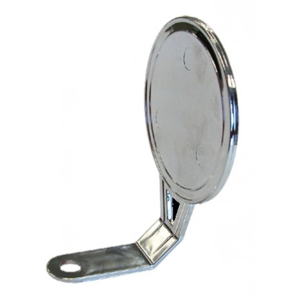 Chrome round faucet mount medallion holder
