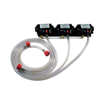 Flojet 4 pump system CC adapters 3/8" SS barb straight