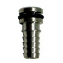 Flojet SS inlet/outlet fitting 1/2" straight hose barb