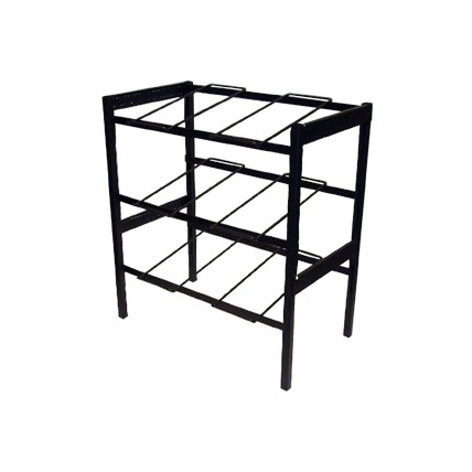 2-wide x 3 shelves with riser