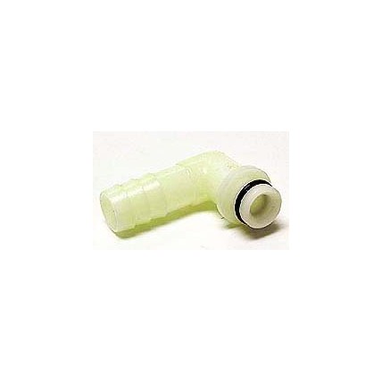 SHURflo liquid port 3/8" plastic barb elbow