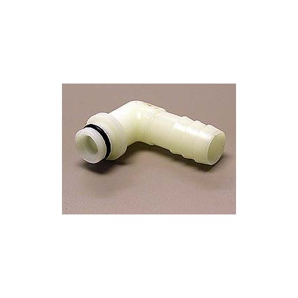 SHURflo brix pump liquid inlet 1/2" plastic barb elbow