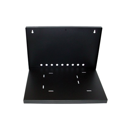 Carbonator/water booster wall or rack mount shelf, black