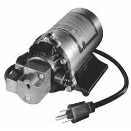 Replacement electric beverage delivery system pump, 1/2"-14 NST straight thread, 1.25 GPM, 60 psi, 24VDC, no fittings