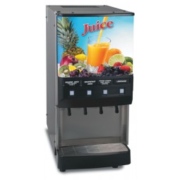 JDF4S 4 valve juice dispenser with cold water
