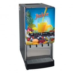 JDF4S LD, 4 valve juice dispenser, lit display